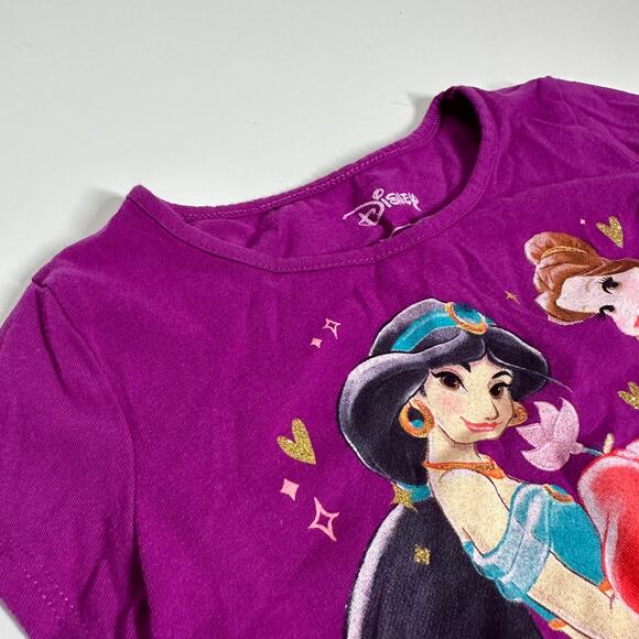 Disney Jumping Beans Purple Princess Kindness Girls Tee Size 6 - Picture 4 of 8